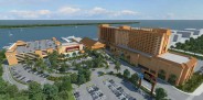 An artist's rendering of the Golden Nugget Biloxi shows how the exterior will be remodeled. 
