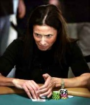 Mimi Rogers placed high in the money at the WSOP Ladies Event.