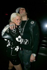 Holly Madison and Criss Angel at LAX nightclub